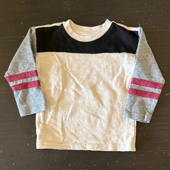 3 Long Sleeve Tees - Multicolor Stripes - Picture 5 of 5
